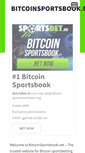Mobile Screenshot of bitcoinsportsbook.net